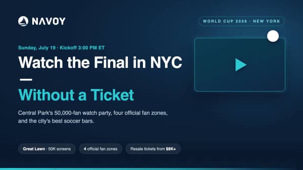 Where to watch the 2026 World Cup final in NYC without a ticket, led by Central Park's free 50,000-fan Great Lawn watch party