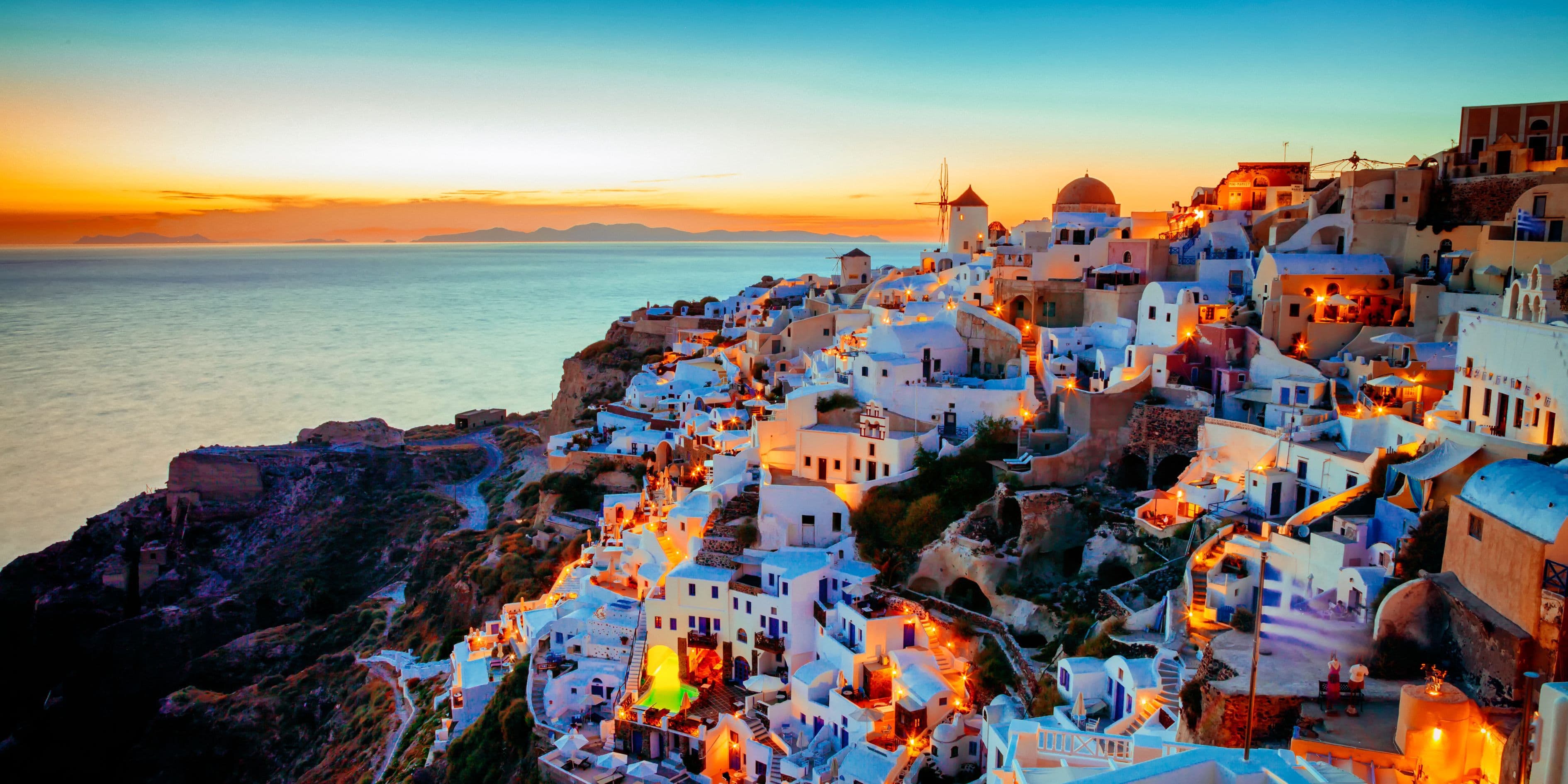 Santorini, Greece — top travel destination planned by Navoy AI